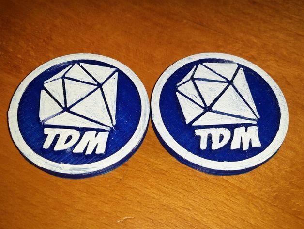 DanTDM Logo - DanTDM Logo Badge by Dhin - Thingiverse