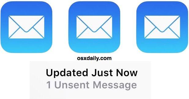 iPhone Mail Logo - Email Stuck in Outbox on iPhone or iPad? How to Fix Unsent Mail in iOS