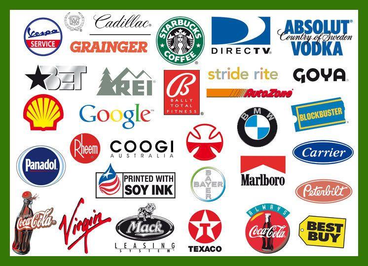 World Famous Brand Logo - Logo Collection: Famous Logos part 1