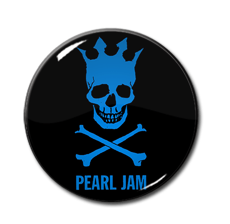 Pearl Jam Skull Logo - Pearl Jam 1.5 Pin