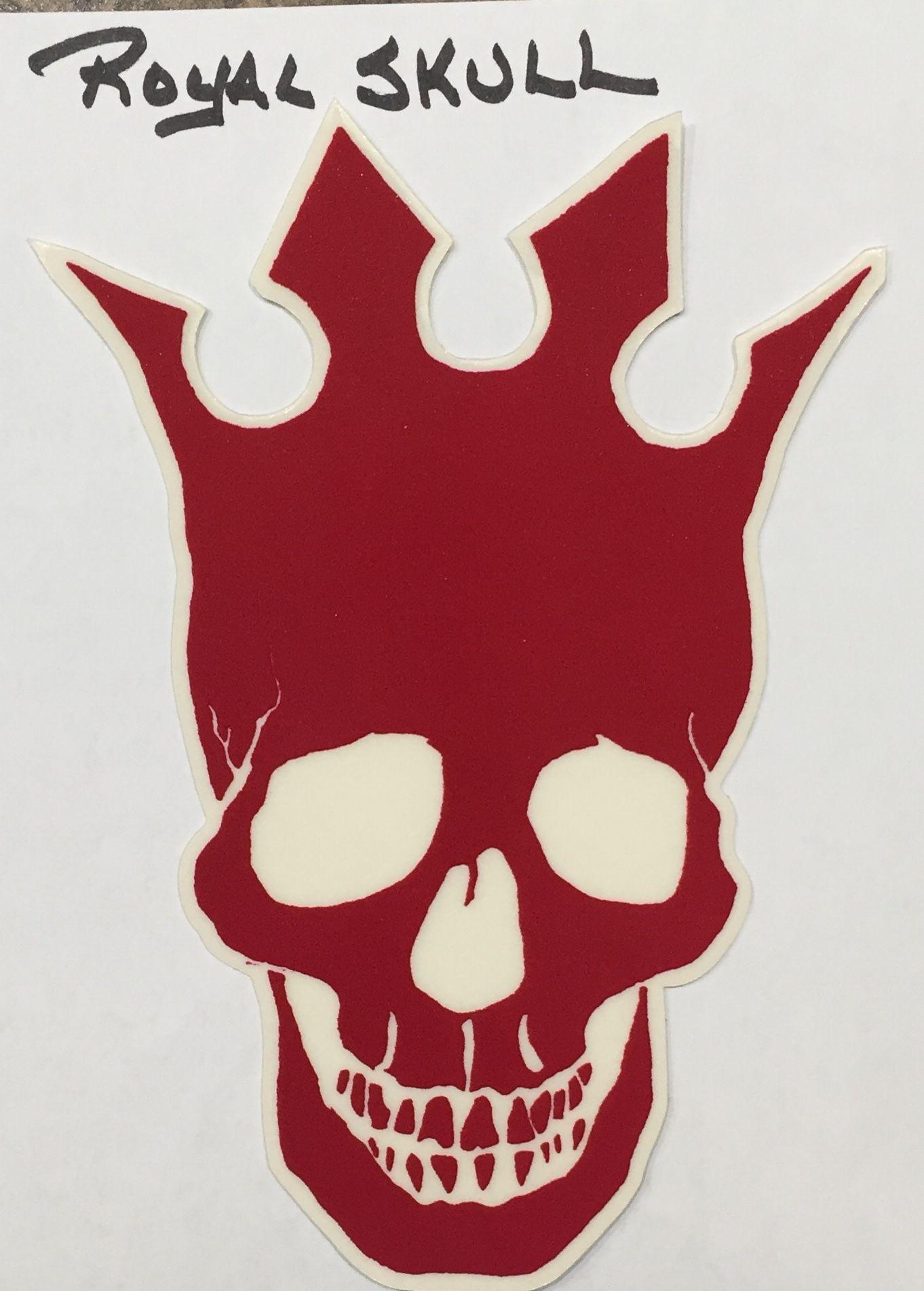 Pearl Jam Skull Logo - SOLD! Royal Skull Sticker