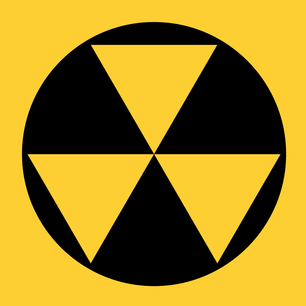 Bomb Shelter Logo - File:US fallout shelter symbol.svg - Wikimedia Commons
