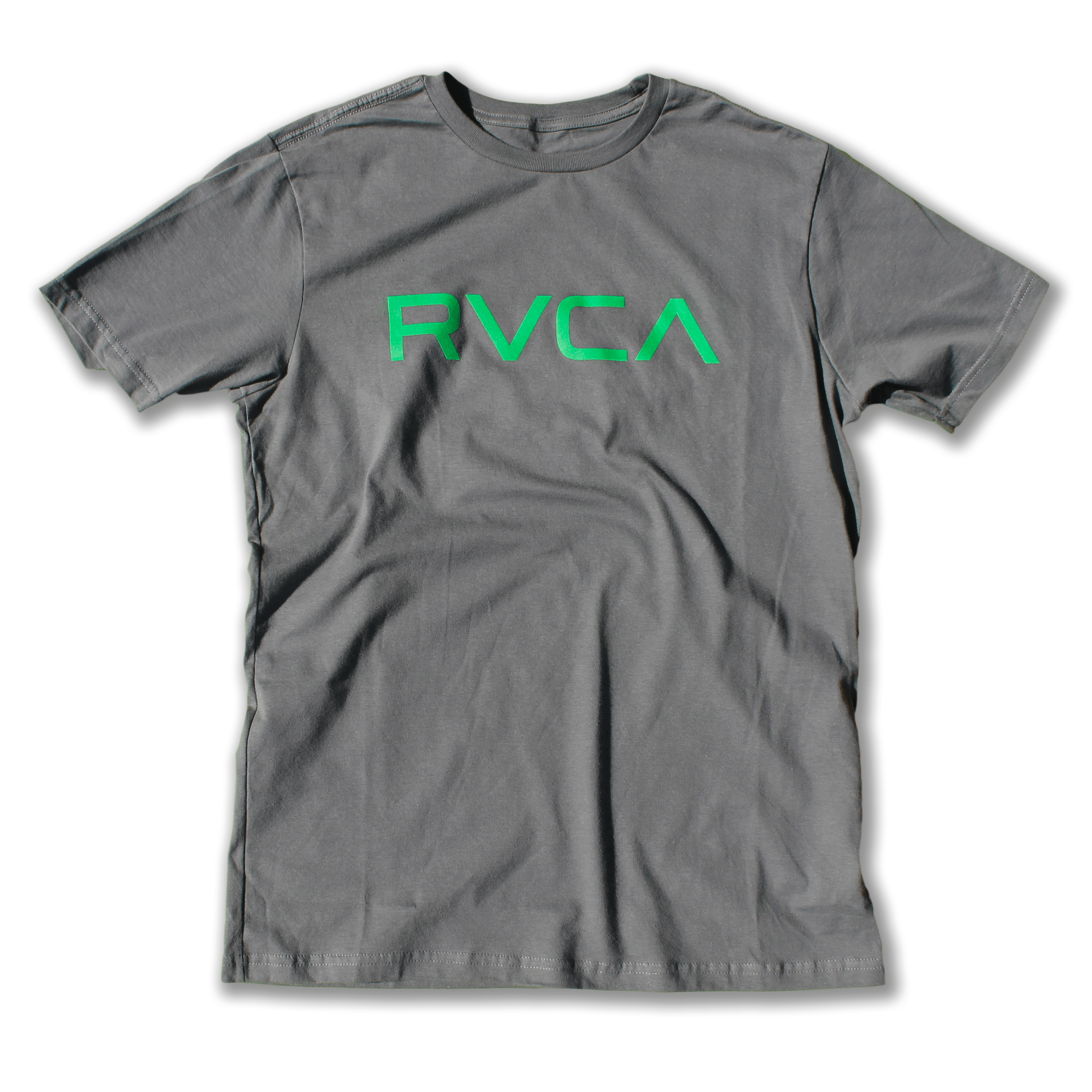 RVCA Clothing Logo - RVCA Grey Logo Tee – Incite Skateshop