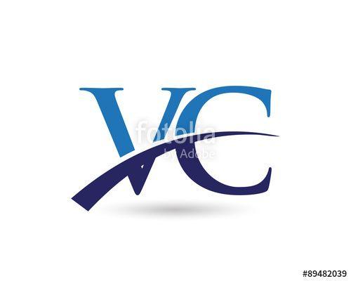 Vc Logo - VC Letter Logo Swoosh Stock Image And Royalty Free Vector Files