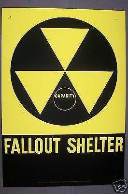Bomb Shelter Logo - Fallout Shelter Sign | eBay