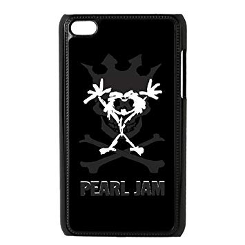 Pearl Jam Skull Logo - Pop band Pearl Jam cute cartoon logo crown and skull: Amazon.co.uk