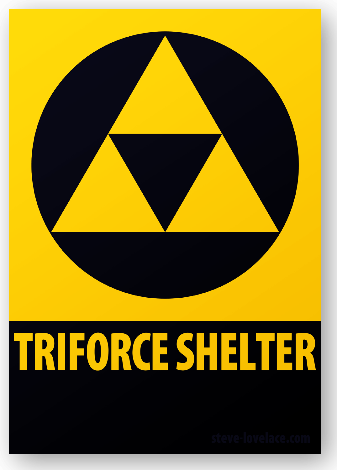 Bomb Shelter Logo - The Fallout Shelter Sign