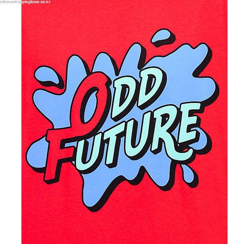 Odd Futuer Logo - Door To Door Insurance Odd Future Splash Logo Red T Shirt RED