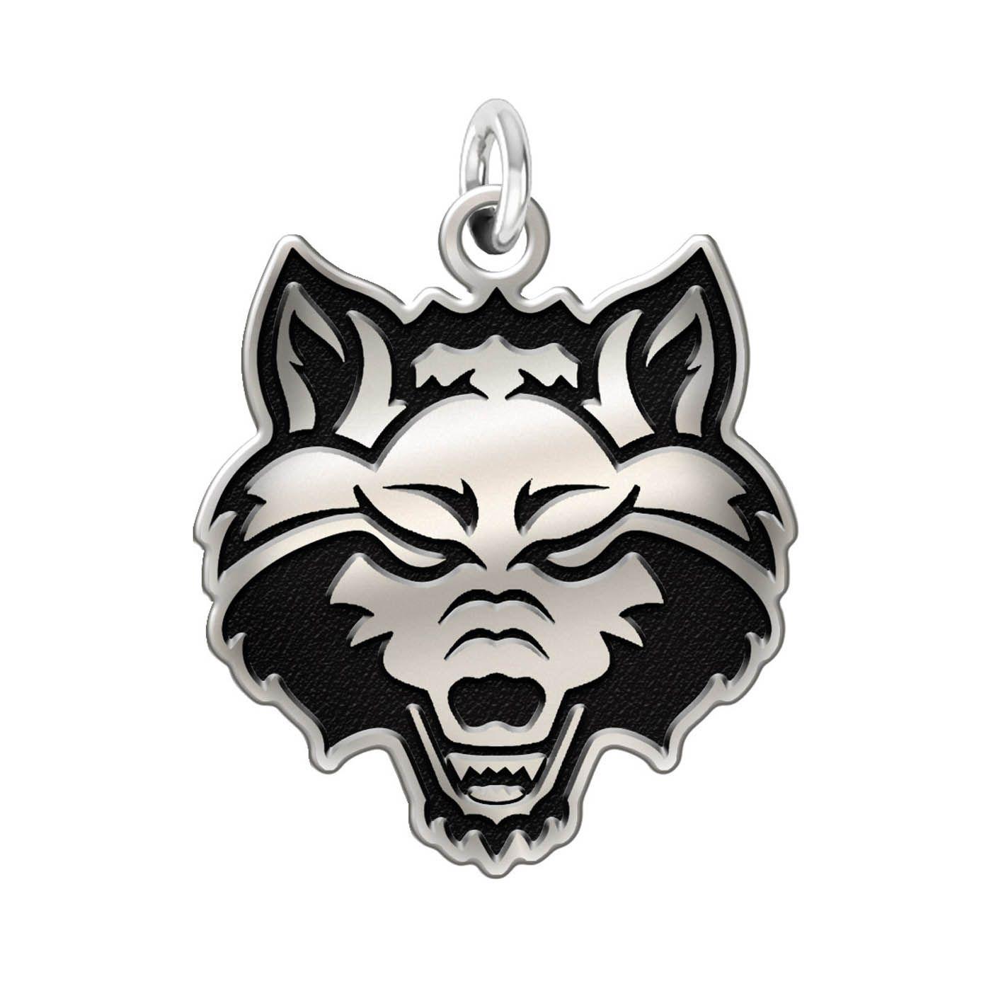 Asu Red Wolves Logo - Wholesale Arkansas State Red Wolves Charms | Collegiate Jewelry
