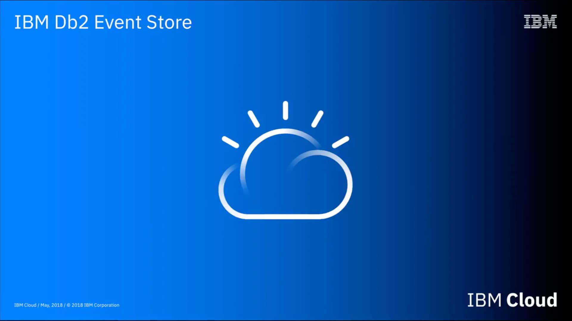 IBM Corporation Logo - Db2 Event Store - Overview | IBM