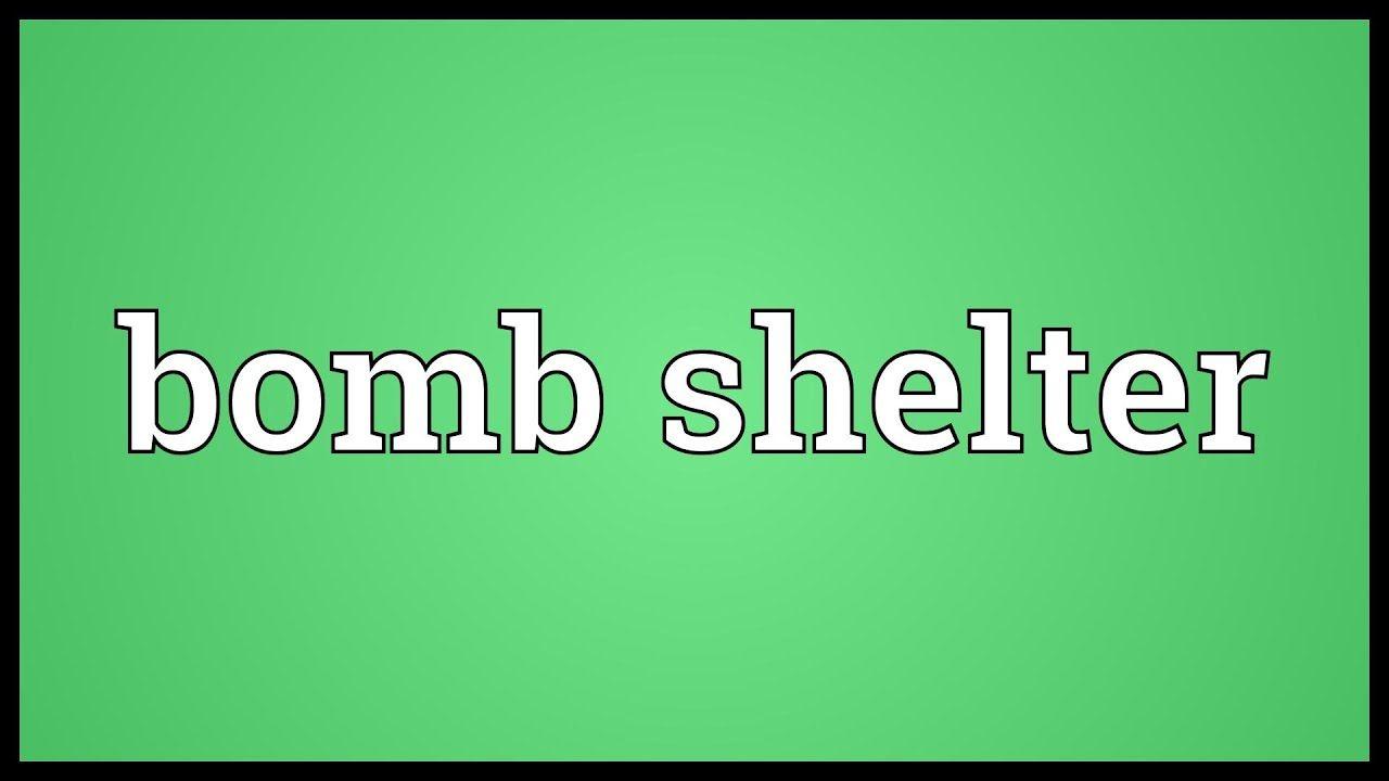 Bomb Shelter Logo - Bomb shelter Meaning - YouTube