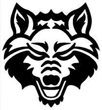 Asu Red Wolves Logo - Arkansas State Red Wolves NCAA Decals | eBay