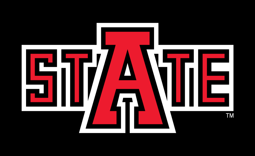 Asu Red Wolves Logo - Arkansas State Red Wolves Wordmark Logo - NCAA Division I (a-c ...