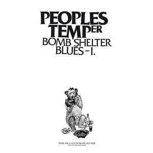 Bomb Shelter Logo - Peoples Temper Shelter Blues. (Vinyl, EP)