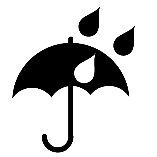 Icon of a Umbrella Logo - Umbrella Rain Icon