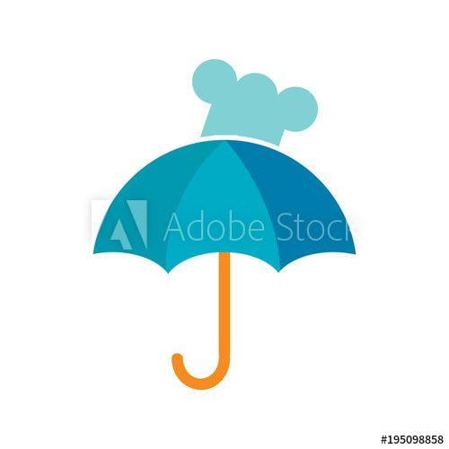 Icon of a Umbrella Logo - Chef Umbrella Logo Icon Design this stock vector and explore