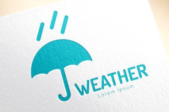 Icon of a Umbrella Logo - Vector Umbrella Logo. Umbrella Icon By Vector St. Creative Designs