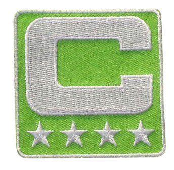 Lime Green C Logo - Lime Green Captain C Patch Iron On for Jersey Football