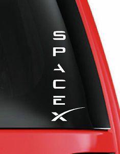 SpaceX Letters Logo - SpaceX logo, VERTICAL cut vinyl window, bumper, sticker, decal | eBay