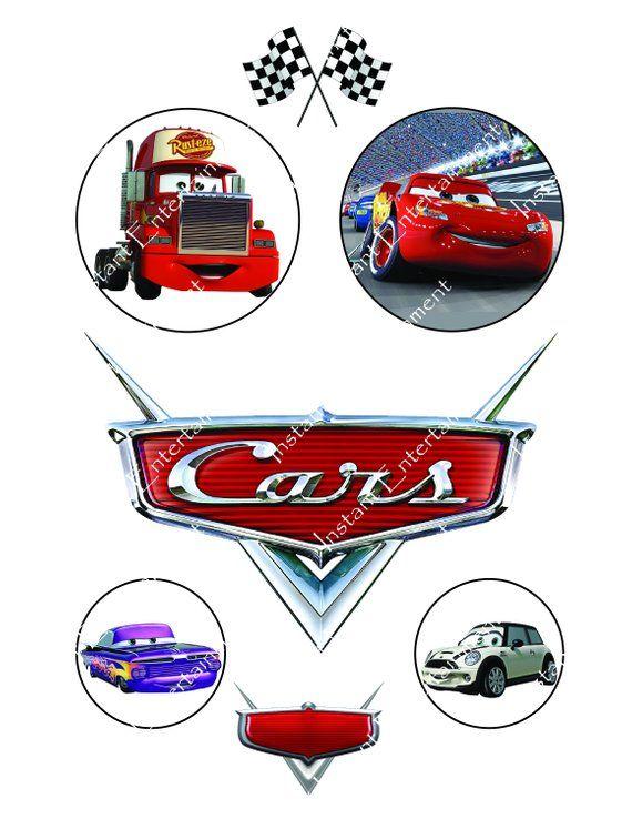 Cars Toon Logo - TOPPERS 24 different Cars Toon Toppers Cars Toon Toopers