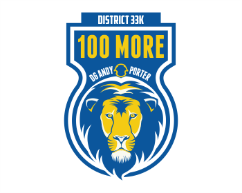 Who Has a Lion Logo - Andy Porter Campaign- District 33K Lions logo design contest - logos ...