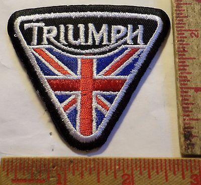 Old Triumph Logo - VINTAGE TRIUMPH LOGO patch motorcycle collectible old biker emblem