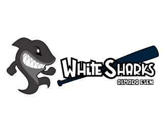 White Shark Logo - Logopond - Logo, Brand & Identity Inspiration (White Sharks, Almada ...