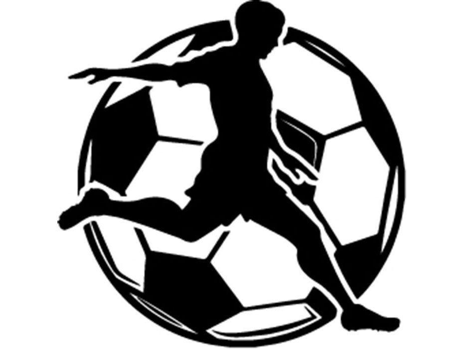 Football Player Logo - Soccer Logo 14 Player Kick Ball Net Goal Futball Field Ball | Etsy