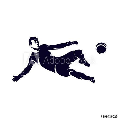 Football Player Logo - Acrobat Kicking ball logo, Soccer and Football Player logo designs