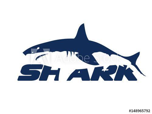 White Shark Logo - Great white shark logo vector illustration - Buy this stock vector ...