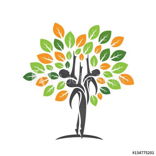 Community Tree Logo - Community Tree Logo - Buy this stock photo and explore similar ...