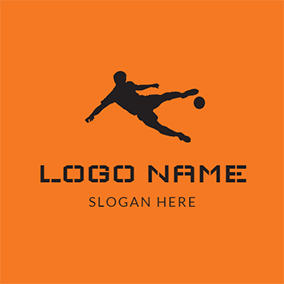 Black Orange Sports Logo - 350+ Free Sports & Fitness Logo Designs | DesignEvo Logo Maker