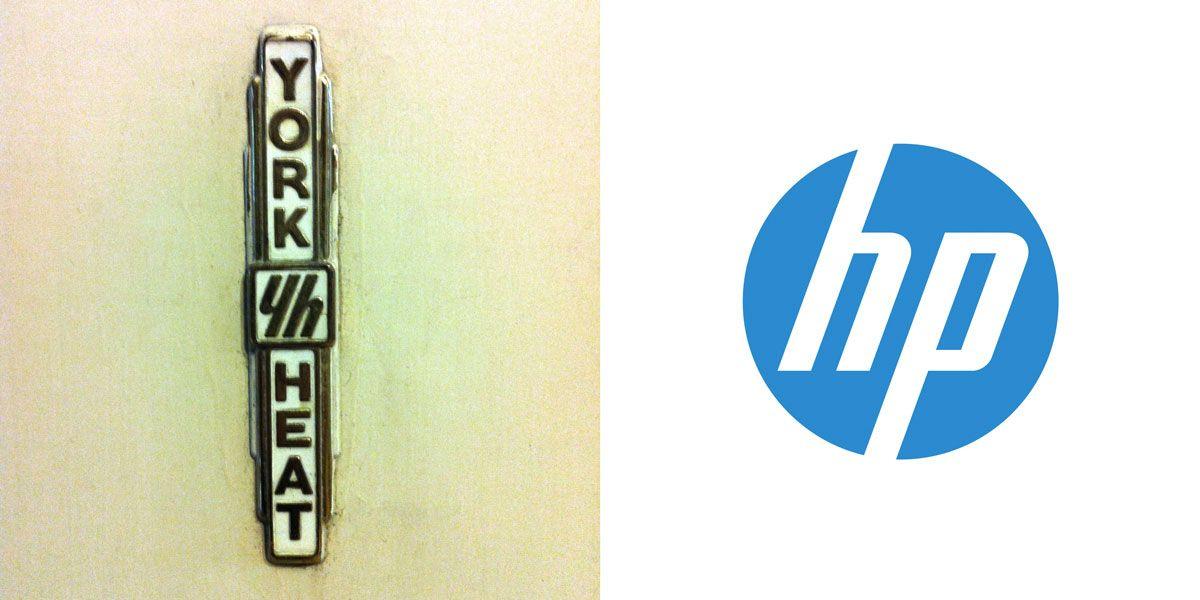 Old HP Logo - I found an old logo for York Heat which resembles HP's logo. Not ...