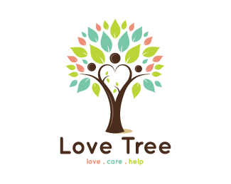 Community Tree Logo - love Care Help Tree Designed by dalia | BrandCrowd