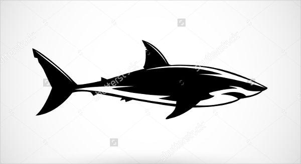 Black and White Shark Logo - 9+ Shark Logos - Free Sample, Example, Format | Free & Premium Templates