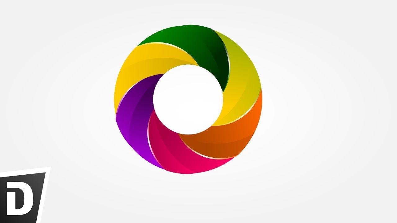 Colorful Circle Logo - Colorful Circle Logo - Inkscape Tutorials - YouTube