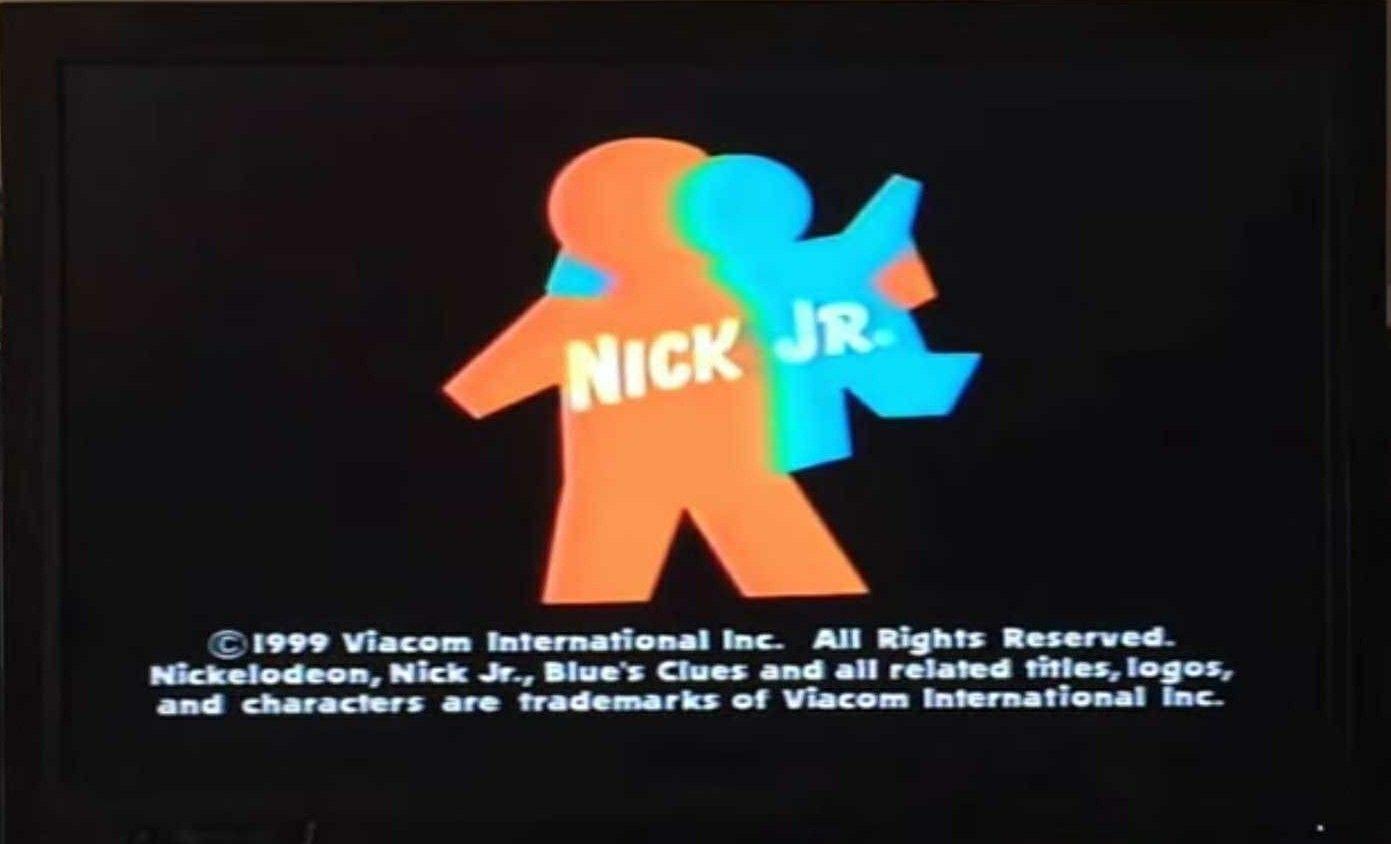 Nick Jr Blue's Clues Logo - Nick Jr Hugging Logo | Blue's Clues Big Blue and Just for you Volume ...