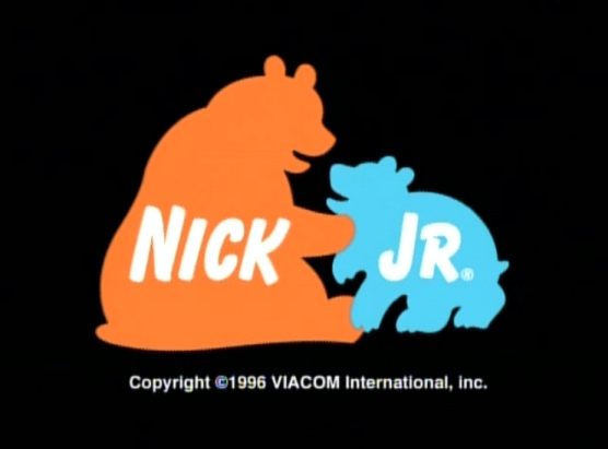 Nick Jr Blue's Clues Logo - The Nick Jr. bears logo after 