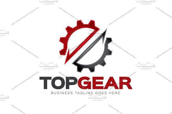 Top Gear Logo - Top Gear Logo ~ Logo Templates ~ Creative Market