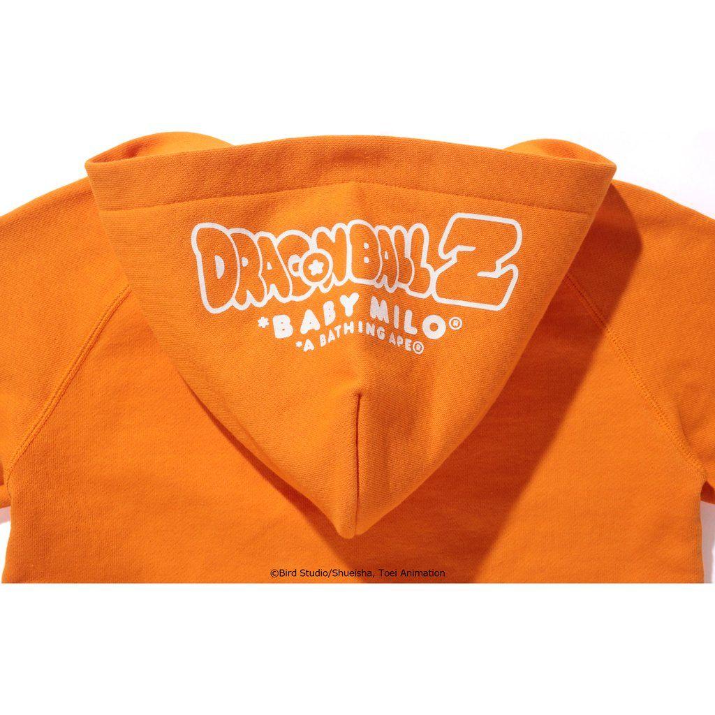 Orange BAPE Logo - BAPE X DRAGON BALL Z PULLOVER HOODIE KIDS. us.bape.com