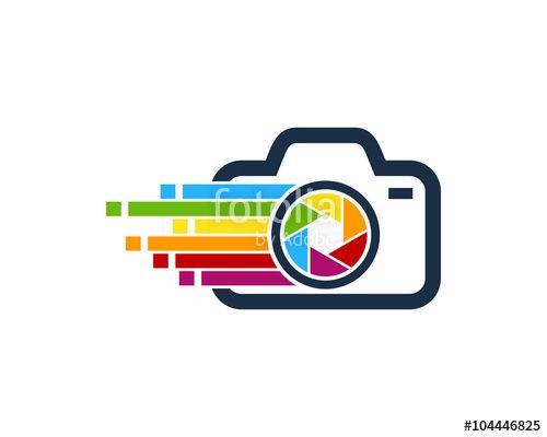 Camera Photography Logo - Camera Pixel Photography Logo Design Template