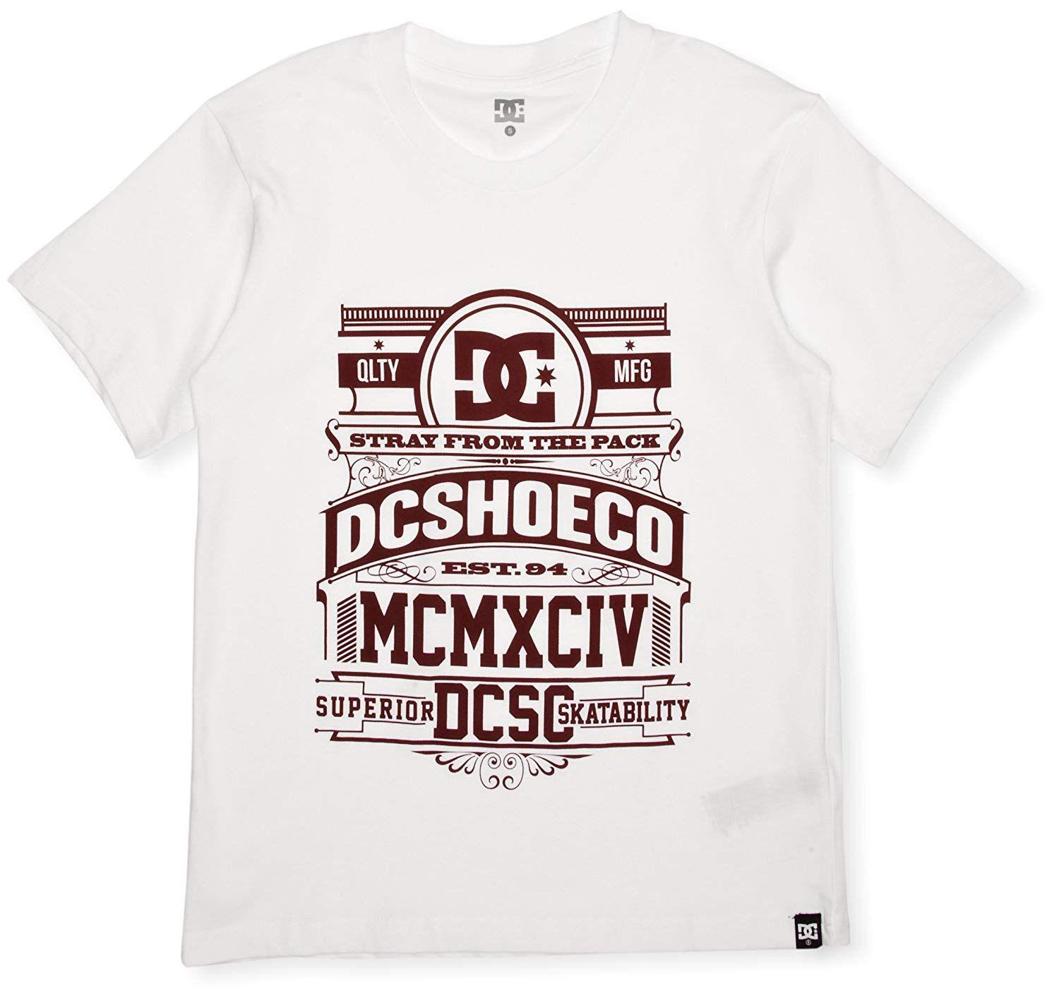 Clothing Mfg Logo - DC Clothing Graveyard Logo Boy's Short Sleeve T-Shirt White small ...