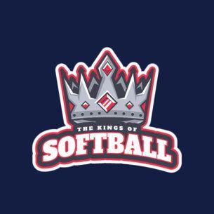 Cool Softball Logo - Sports Logo Maker | Online Logo Maker