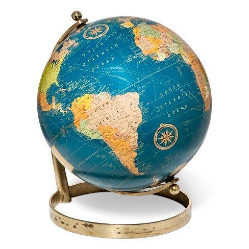 Gold Blue Globe Logo - Gold Blue Globe