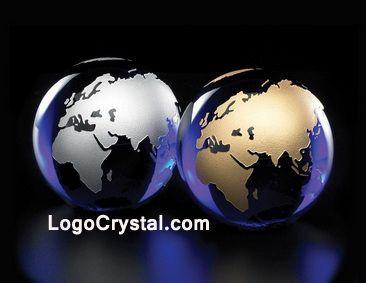 Silver Globe Logo - Globe Corporate Awards, Crystal Globe Trophies, Glass Globe ...