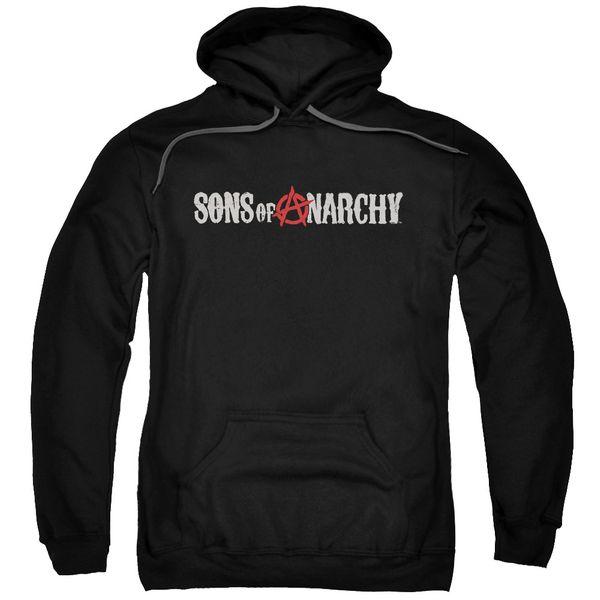 Clothing Mfg Logo - Sons of Anarchy Beat Up Logo Pull-Over Hoodie | MARS Clothing Mfg