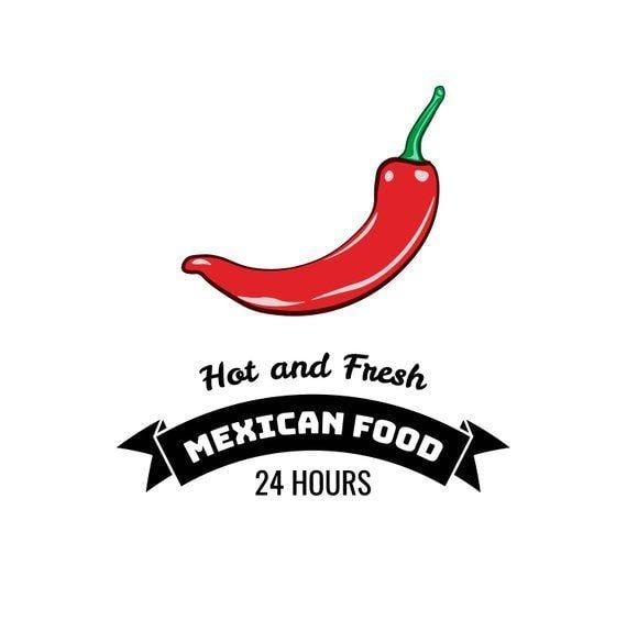 Spicy Logo - Chili pepper SVG Mexican food logo Mexican cuisine Spicy | Etsy