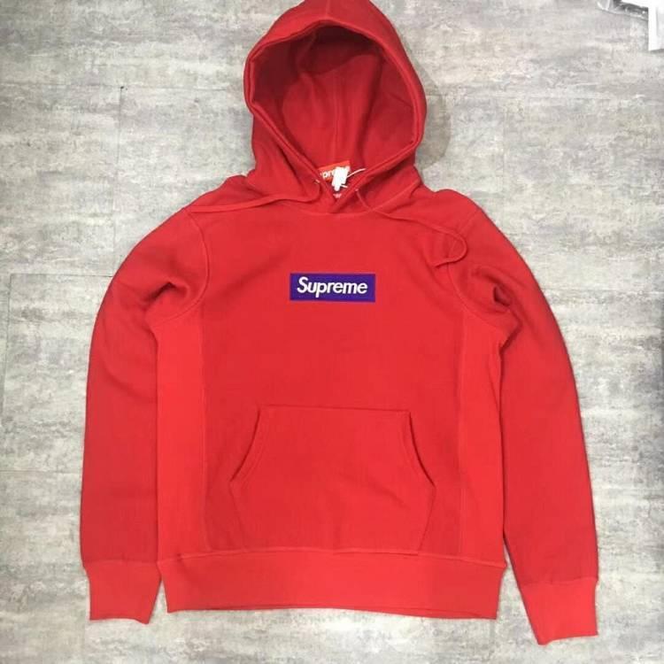 White a Blue Box Logo - Hot Supreme Red Box Logo White Hoodie and New T-Shirts Online for Sale