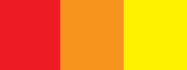 Red Yellow Orange Logo - Color Theory Elements of Art