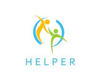 Helper Logo - LogoDix